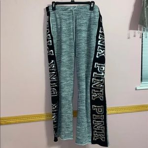 Victoria’s secret Pink Sparkle Boyfriend Sweats